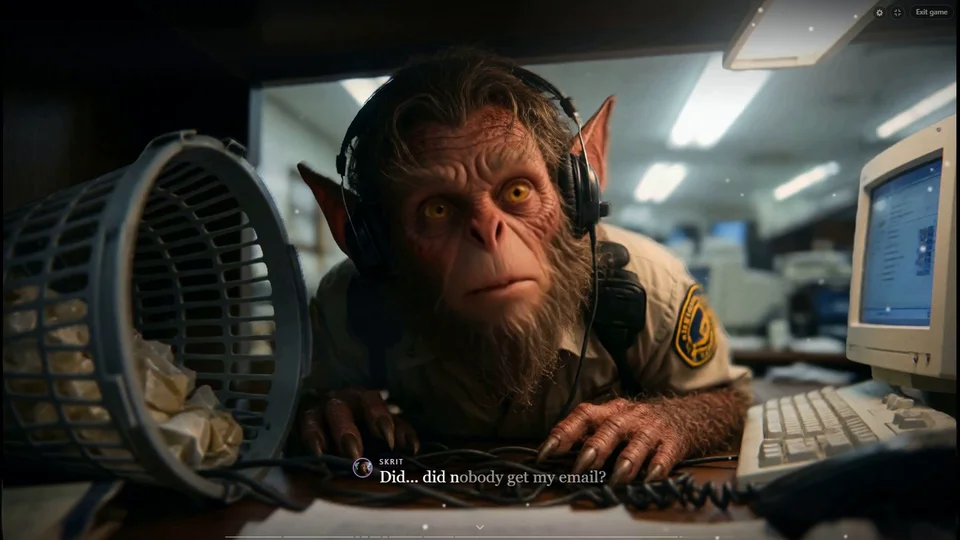 Gameplay: IT Support for the Underworld.